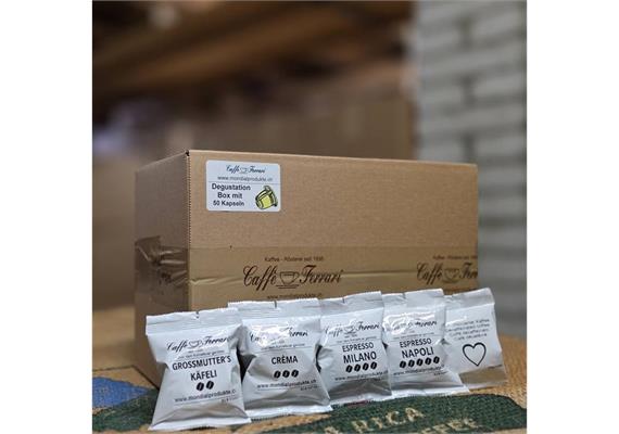 Degustations-Set Kapseln