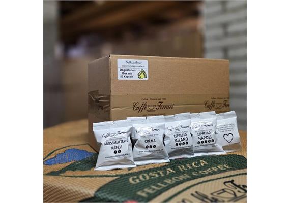 Degustations-Set Kapseln